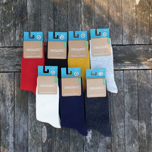 Adult's socks in Wool and Cotton