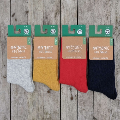 Children's Socks in Organic Wool and Cotton Children's Socks in Organic Wool and Cotton