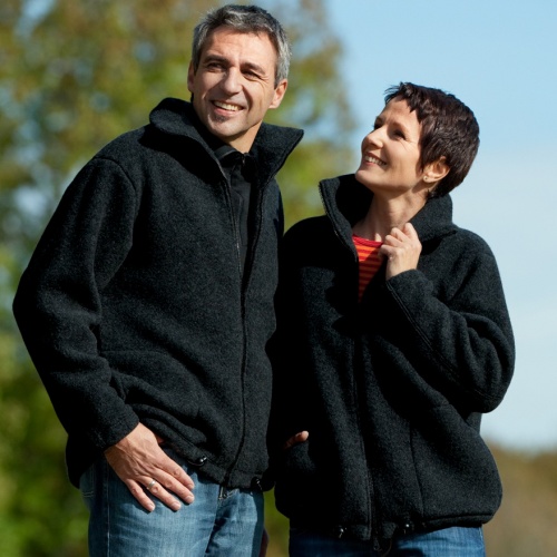 Wool Zip Fleece Jacket for Men and Women Wool Zip Fleece Jacket for Men and Women