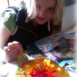 Midsummer Sun Mosaic - Craft Ideas for Celebrating Midsummer with Children